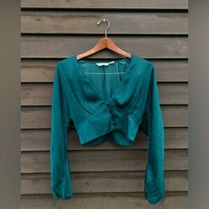 Glassons dressy green top